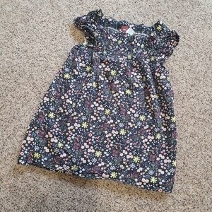 Tea Collection Kids Floral Colorful Dress Size 4